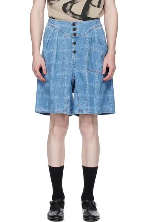 Vivienne Westwood Blue Romario Bermuda Shorts