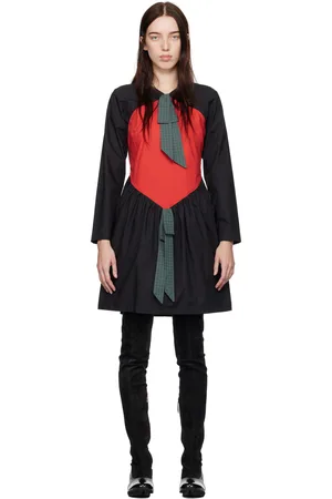 SC103 Black & Red Scene Minidress