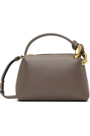 J.W.Anderson Taupe Small JWA Corner Leather Crossbody Bag