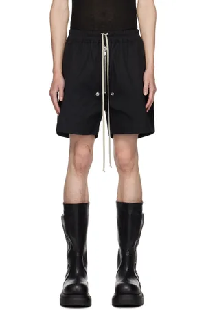 Rick Owens Black Porterville Bela Boxers Shorts