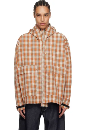 Camiel Fortgens Orange & White Cropped Outdoor Jacket