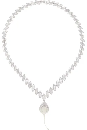 OTTOLINGER SSENSE Exclusive Silver Diamond Dip Necklace