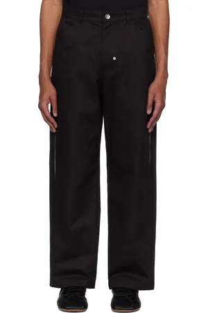 Kijun Black Color Slit Trousers