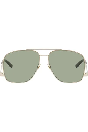 Saint Laurent Gold SL 653 Leon Sunglasses