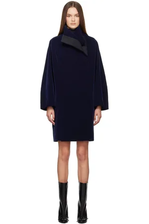 Alaïa Navy Round Coat