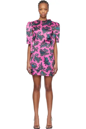 MERYLL ROGGE Sleeveless Draped Minidress