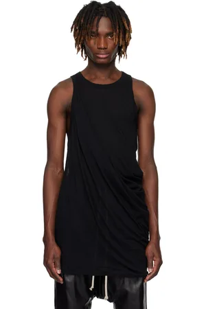 Rick Owens Black Hollywood Anthem Tank Top