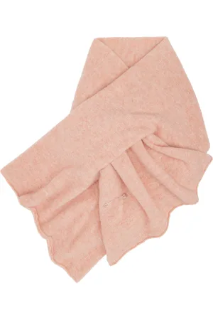 DRIES VAN NOTEN Pink Knit Scarf