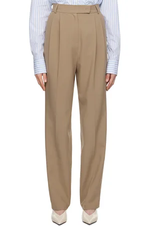 The Frankie Shop Beige Bea Suit Trousers