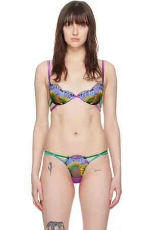 FLEUR DU MAL Multicolor Carnival Bra