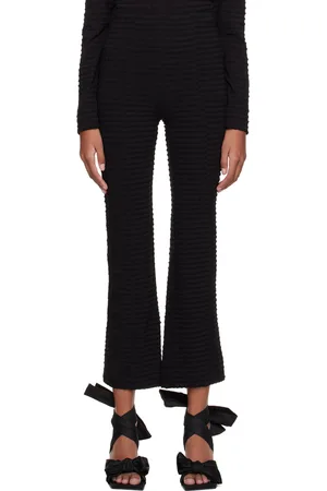 Ganni Black Cropped Trousers