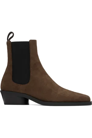 Proenza Schouler Brown Bronco Chelsea Boots