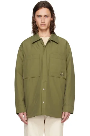 Maison Kitsuné Khaki Padded Jacket