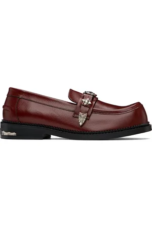 TOGA VIRILIS Grained Leather Loafers