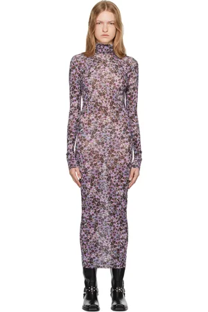 Isabel Marant Purple Vanessa Midi Dress