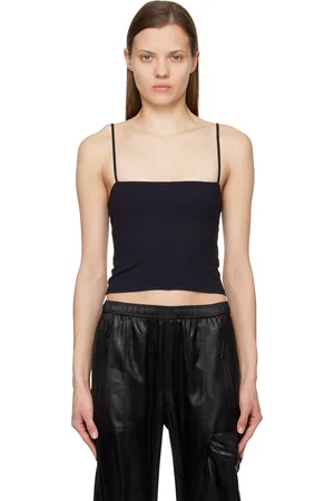 Filippa K Black Spaghetti Bandeau Tank Top