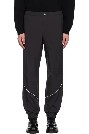 Maison Kitsuné Black Technical Trousers