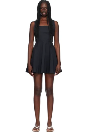 Staud Black Teresa Minidress
