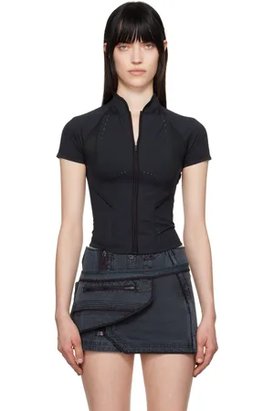 Hyein Seo Slashed Zip T-shirt