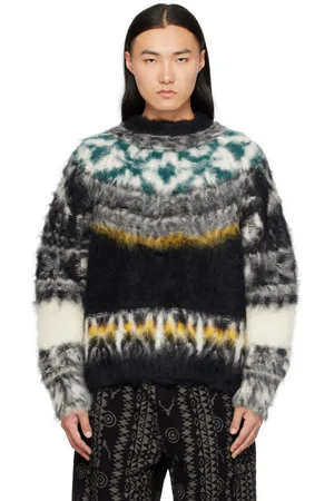 SACAI Black Graphic Sweater