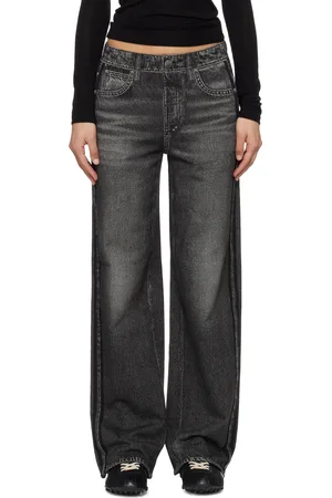 RAG&BONE Gray Miramar Terry Wide-Leg Track Pants