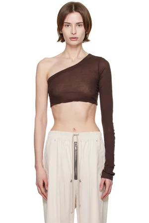 Rick Owens Brown Hollywood Ziggy T-shirt