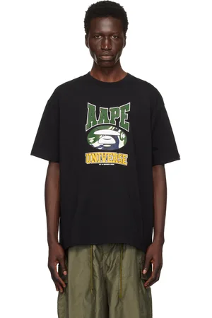A Bathing Ape Black Theme Main T-shirt