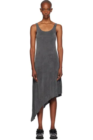 OUR LEGACY Gray Hang Midi Dress