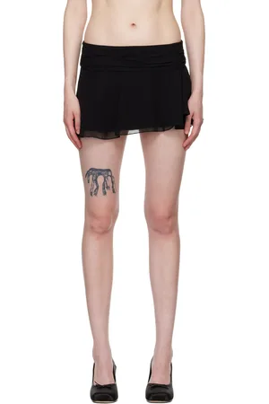 DANIELLE GUIZIO Slit Miniskirt