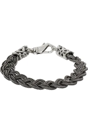 EMANUELE BICOCCHI Flat Braided Bracelet