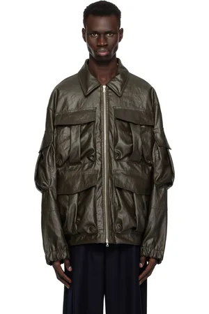 DRIES VAN NOTEN Brown Cargo Pocket Jacket
