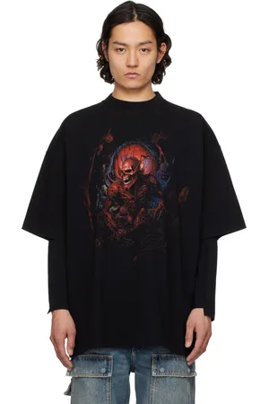 Vetements Black Death Metal Oversized T-shirt