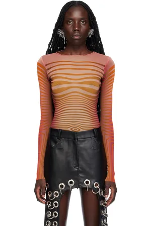 Jean Paul Gaultier Pink Body Morphing Long Sleeve T-Shirt