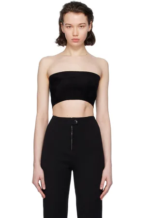 Alaïa Black Bandeau Tube Top