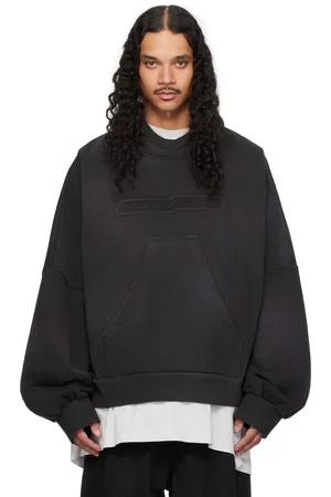 NAMESAKE Black Ports Washed Pop-Up Hoodie