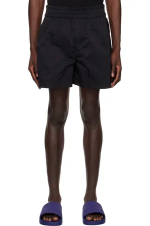 Bottega Veneta Black Elasticized Waistband Shorts
