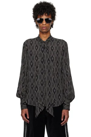 Anna Sui Black Printed Shirt