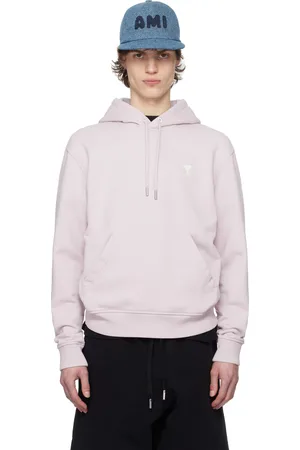 Ami Purple Cotton Ami de Coeur Hoodie
