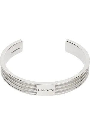 Lanvin Silver Gordon Rigid Bracelet