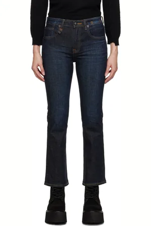 R13 Navy Kick Fit Jeans