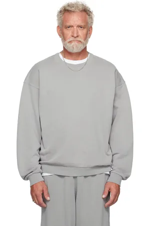 SKIMS Gray Terry Relaxed Crewneck Sweatshirt