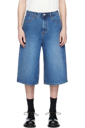Ader Error Sig; TRS Tag 01 Denim Shorts