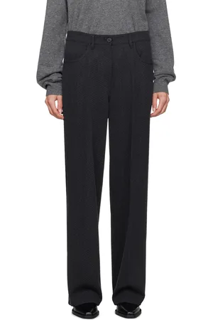 LE 17 SEPTEMBRE Gray Wool Trousers