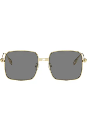 Fendi Gold Baguette Sunglasses