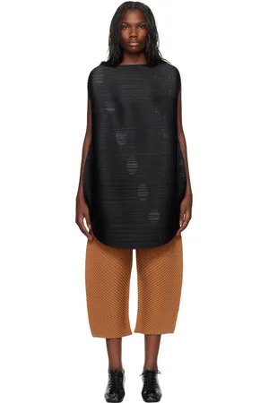 PLEATS PLEASE ISSEY MIYAKE Black Orbit Minidress