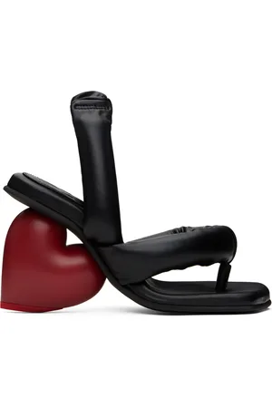 Yume Yume Black Love Heeled Sandals