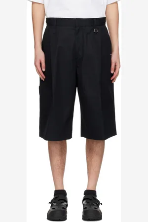 WOOYOUNGMI Navy One-Tuck Shorts