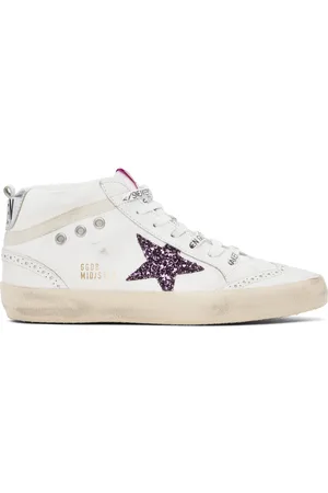 Golden Goose White Mid Star Sneakers