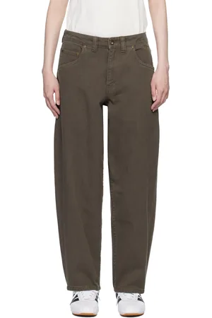DIME Brown Classic Baggy Jeans