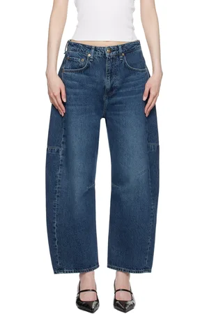 RAG&BONE Blue Charlie Barrel Jeans